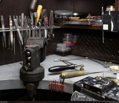 Jewelers work bench